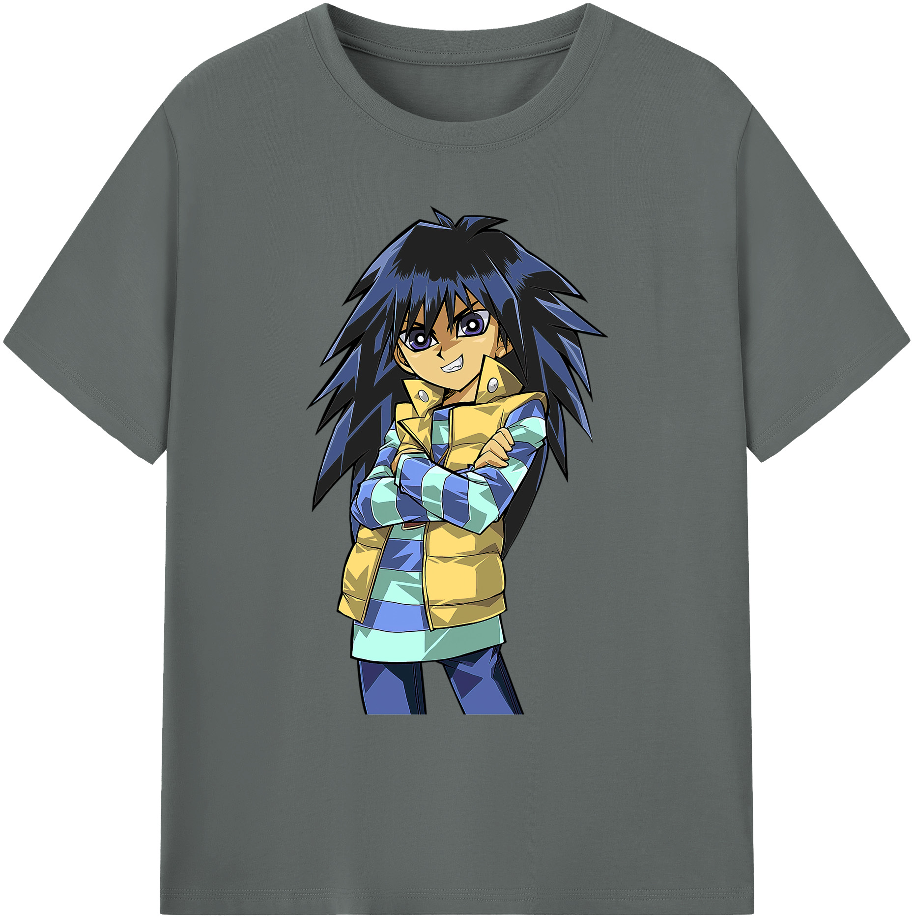 （画像用） 遊☆戯☆王 Yu-Gi-Oh! 綿100％ メンズ半袖Tシャツ｜肌触りやわらか＆通気性